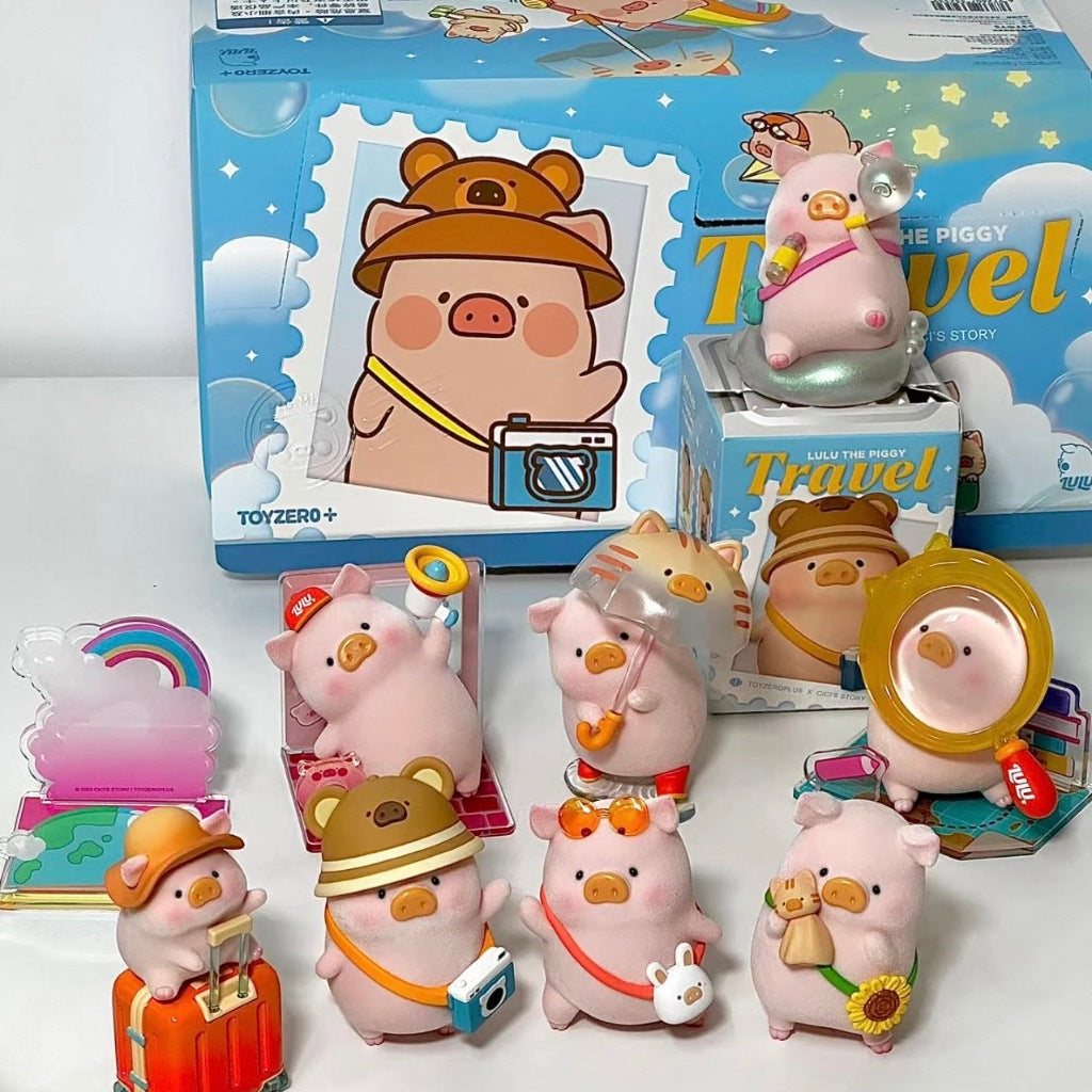 快速預購 ✅ Lulu豬 旅行系列 罐頭豬 旅行 出發吧 帶我走 下雨天 看世界 隱藏 52toys 公仔 盲盒 確認款