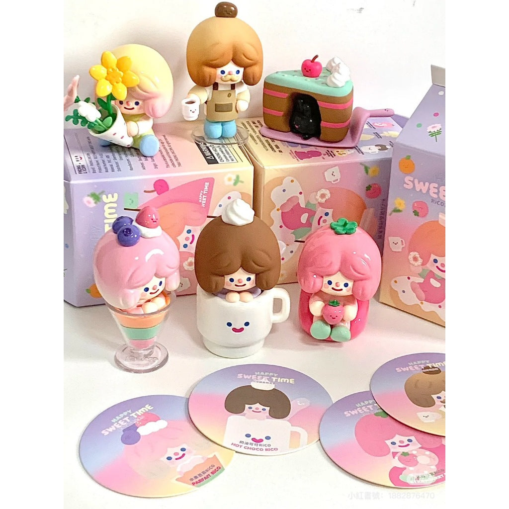 確認款 ✅ Rico 甜品時光  確認款  尋找獨角獸  隱藏  驚喜款  盲盒  公仔 小白瑞士捲 布丁派對 甜蜜花束