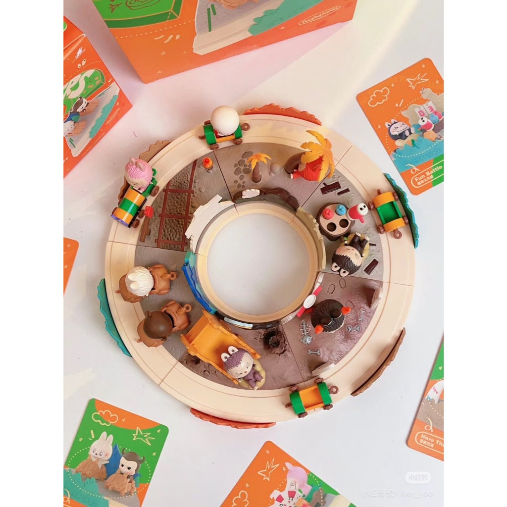 快速預購 ✅ Labubu 一起玩遊戲 系列 確認款 隱藏 盲盒 泡泡瑪特 公仔 popmart 火車向前衝 空中旋轉