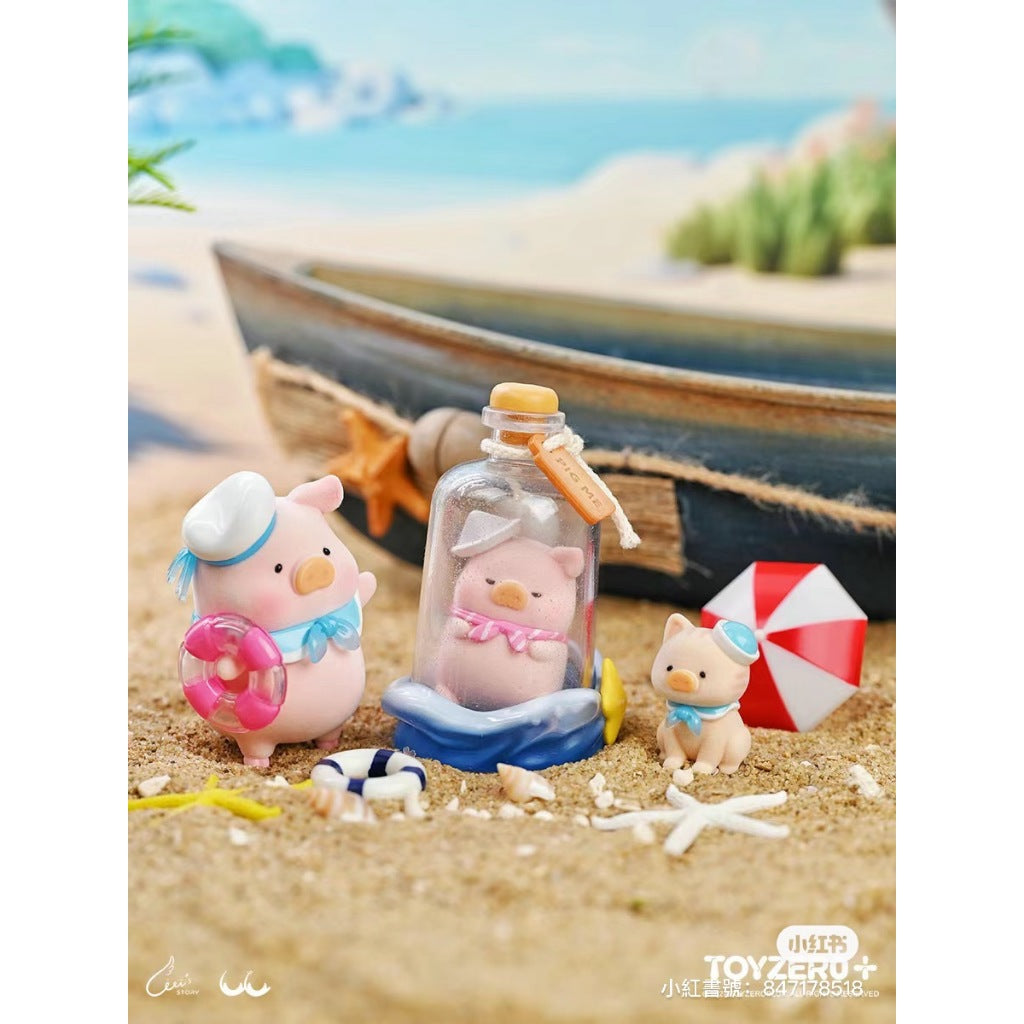 快速預購 ⚡ Lulu豬 海洋 系列 罐頭豬 確認款 52TOYS 美人魚 公仔 盲盒 隱藏 漂流瓶 鯨魚氣球 海報
