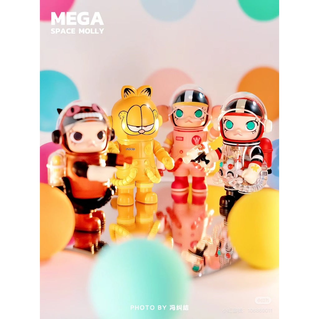 快速預購 ✅ Molly 100% 三代 泰迪熊 加菲貓 3代 泡泡瑪特 MEGA SPACE 100% 確認款 宇航員