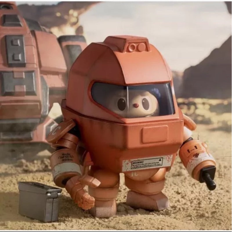 快速預購 ✅ Labubu 橫山宏 Ma.k 確認款 隱藏 泡泡瑪特 維修師 拉布布 盲盒 機器人 公仔 雪人 薄暮