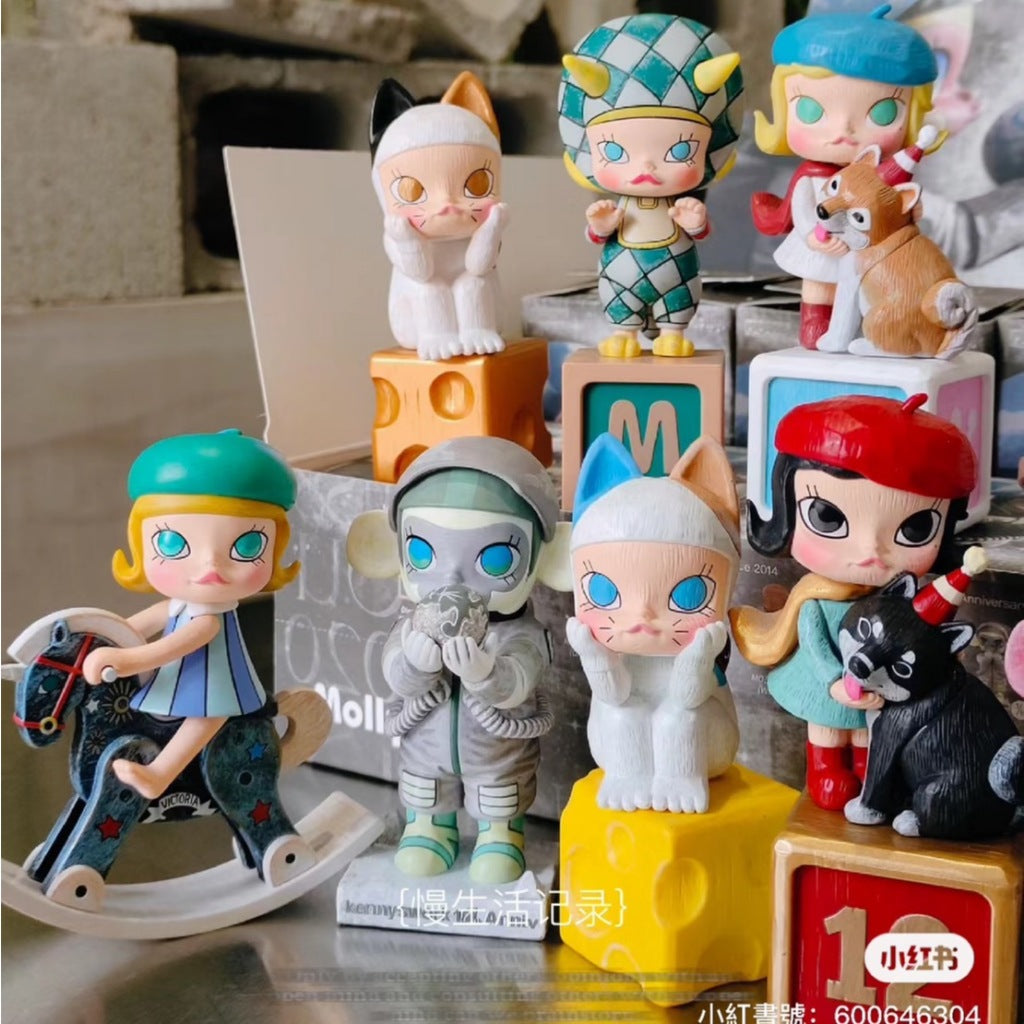 快速預購 ✅ Molly 雕塑系列經典回歸 盲盒 確認款 雕塑 茉莉小盜 molly和獨角獸 公仔 隱藏
