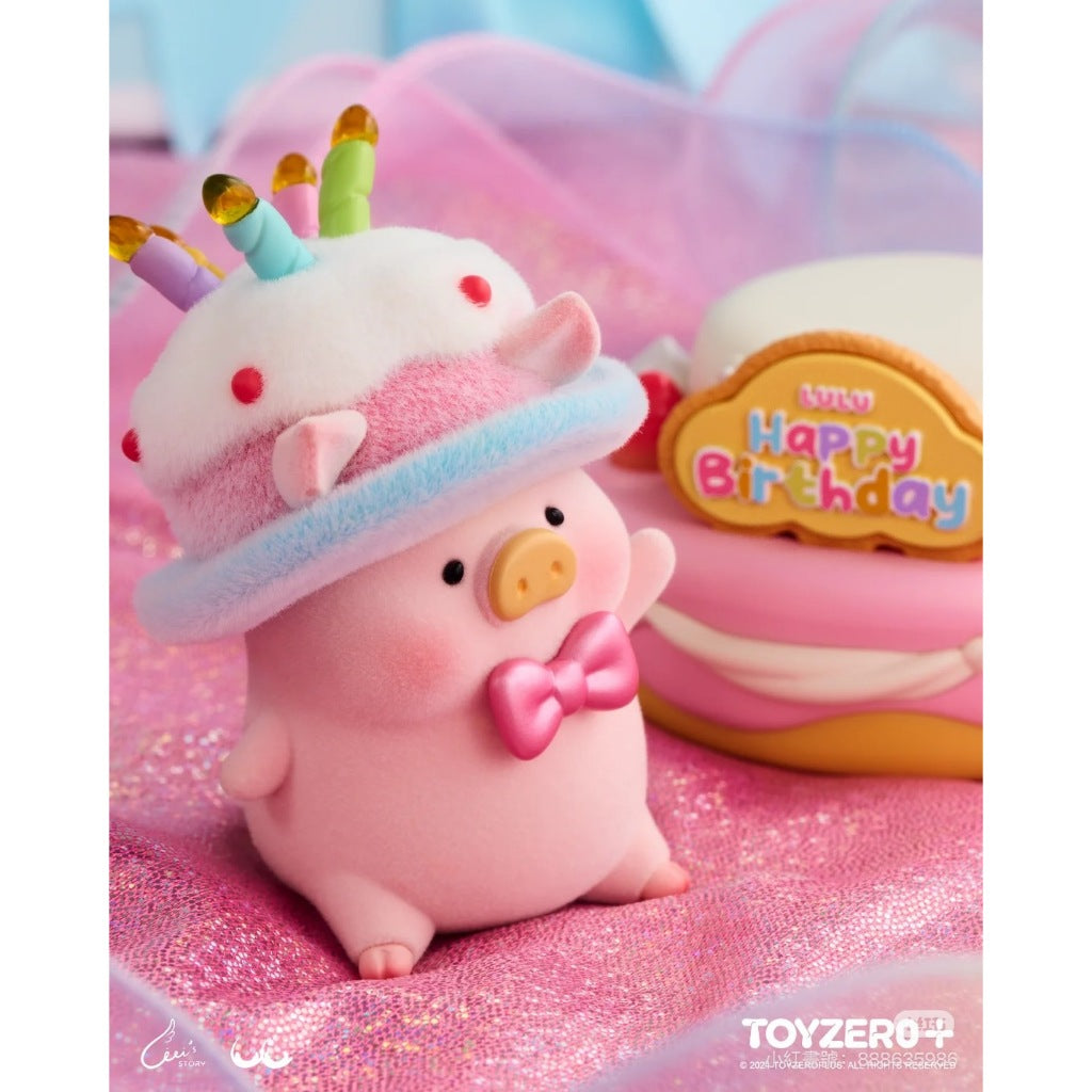 快速預購 ✅ Lulu豬 生日蛋糕套組 五周年紀念款3XL 五周年 罐頭豬 52toys 生日吊卡 公仔 盲盒 擺件