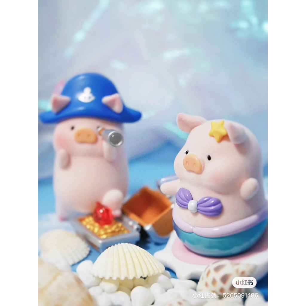快速預購 ⚡ Lulu豬 海洋 系列 罐頭豬 確認款 52TOYS 美人魚 公仔 盲盒 隱藏 漂流瓶 鯨魚氣球 海報