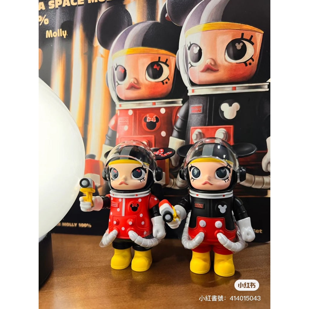 快速預購 ✅ Molly 米奇 米妮 100% 吊卡 迪士尼 聯名 宇航員 手辦 公仔 泡泡瑪特 popmart 茉莉
