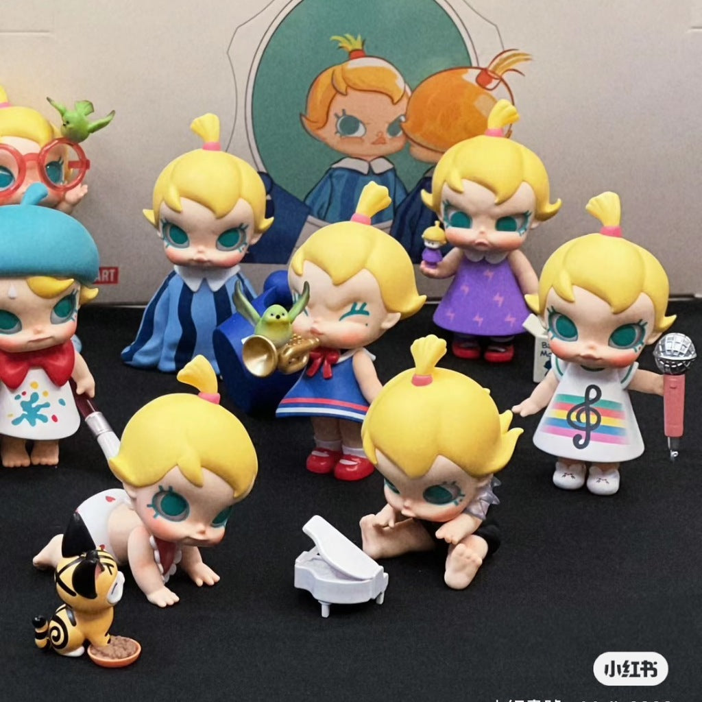 快速預購 🔥 MOLLY 當我三歲時 確認款 POPMART 泡泡瑪特 皇冠特大號 茉莉 公仔 盲盒 隱藏 太空初計畫