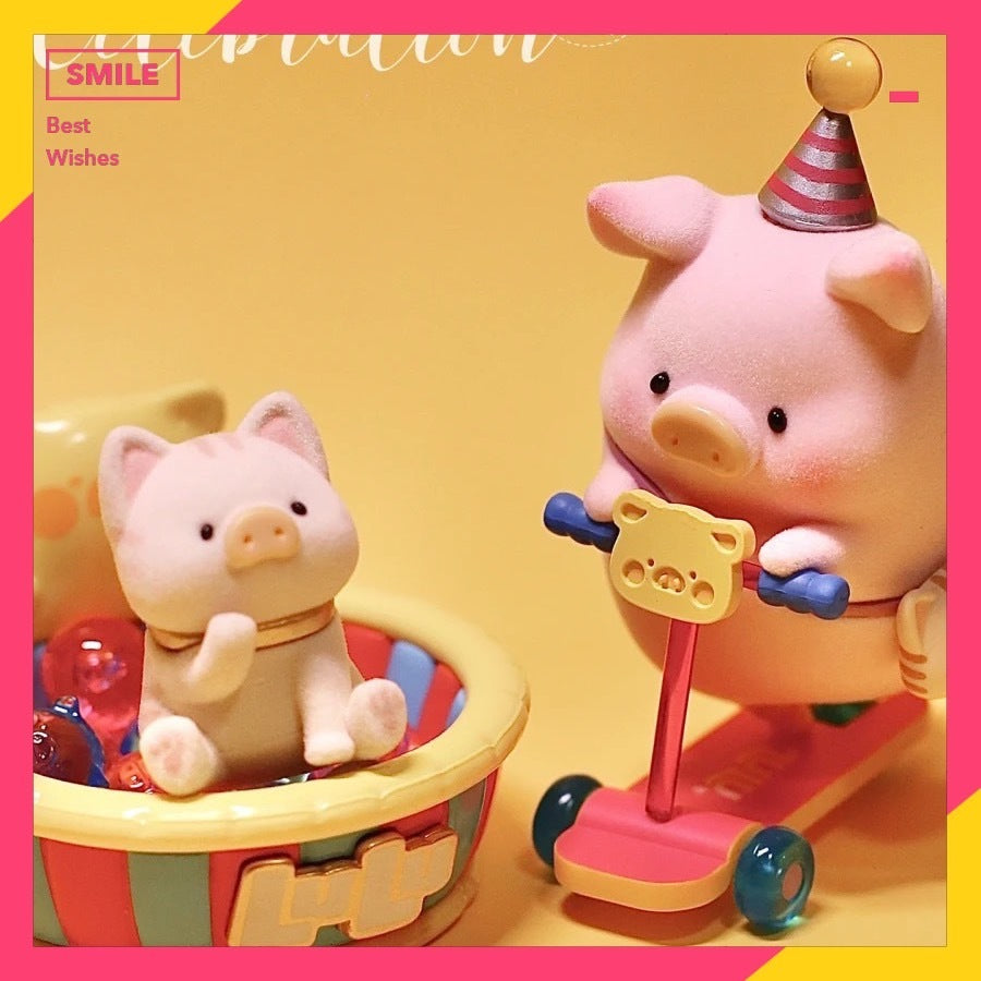 快速預購 📣 Lulu豬 歡樂時光 系列 公仔 盲盒 隱藏款 確認款 端盒 一中盒 52toys 人偶裝 滑板車 羊駝
