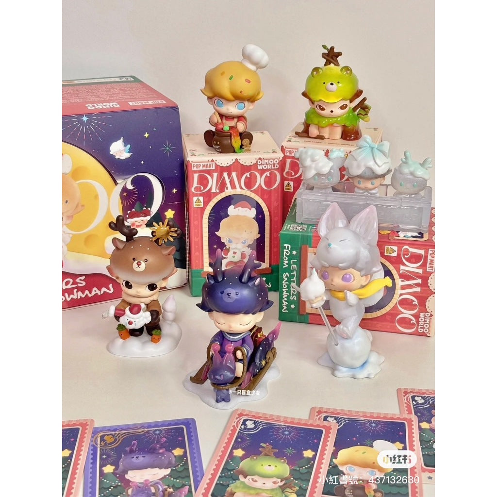 快速預購 ✅ Dimoo 雪人的來信 確認款 系列 盲抽 泡泡瑪特 popmart 聖誕 聖誕節 雪人 冬夜 盲盒 公仔