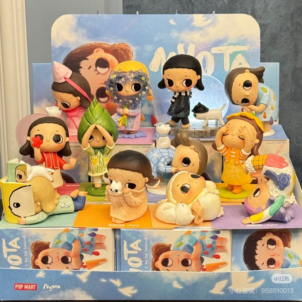 快速預購 ✅ Nyota 四季時序 確認款 POPMART 泡泡瑪特 公仔 盒玩 陽春紫藤 雨過天晴 隱藏 向春天走去