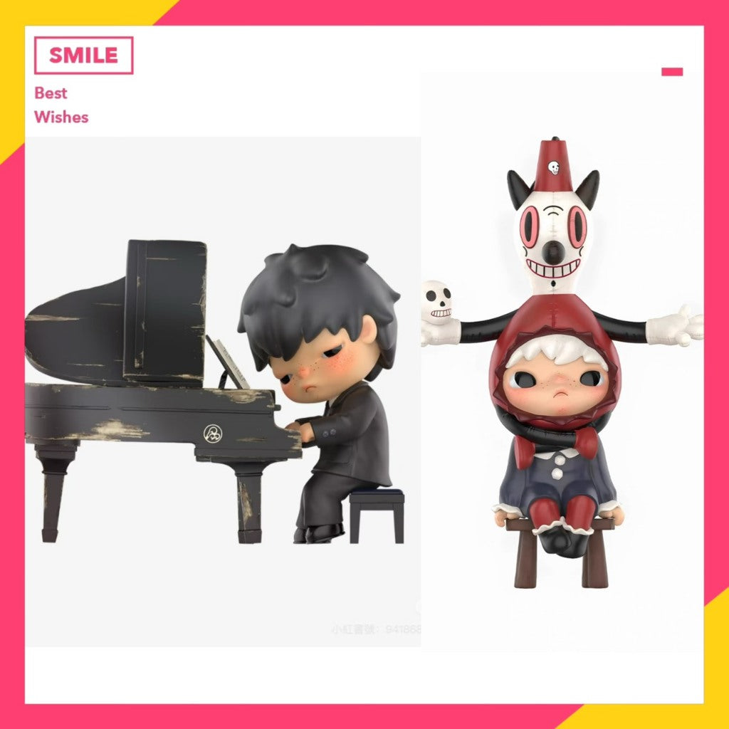 快速預購 ✅ 小野 鋼琴師吊卡 記憶裡的童年遊戲 Hirono 小野 泡泡瑪特 popmart 聯名 公仔 盲盒 禮物