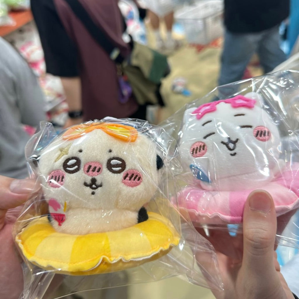 快速預購🔥 吉伊卡哇 泳圈掛件 夏日季 Miniso 毛絨公仔 名創優品 烏薩奇 小八 chiikawa 雨衣 吊飾