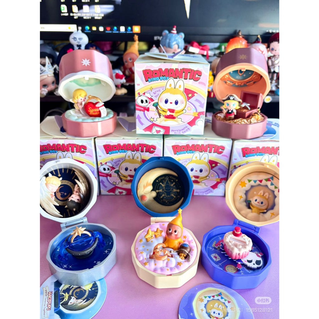 快速預購✅ 浪漫指尖4 四代 確認款 泡泡瑪特 戒指盒 dimoo skullpanda 隱藏 星星人 Labubu