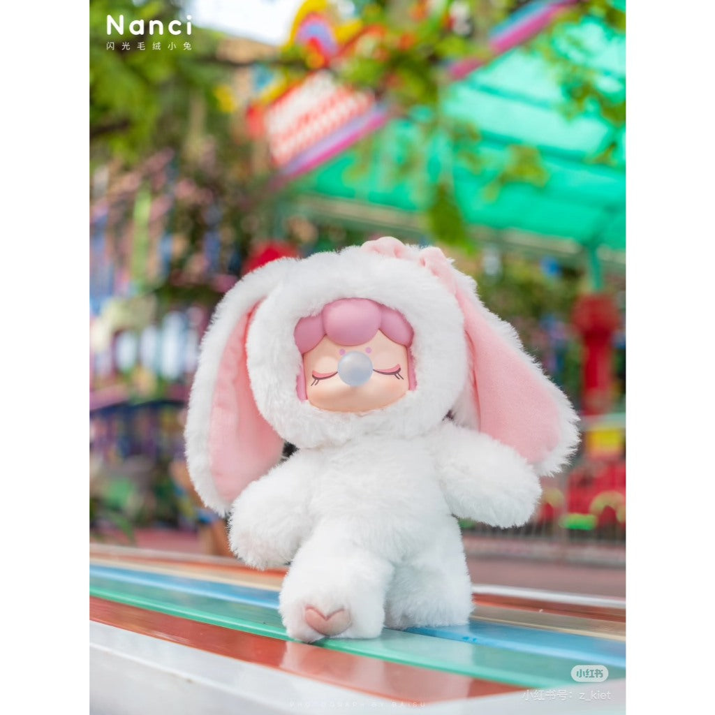 快速預購 ✅ Nanci 閃光毛絨小兔 公仔 毛絨娃娃 搪膠掛件 掛飾 盲盒 若來 ROLIFE 確認款 隱藏 囡茜