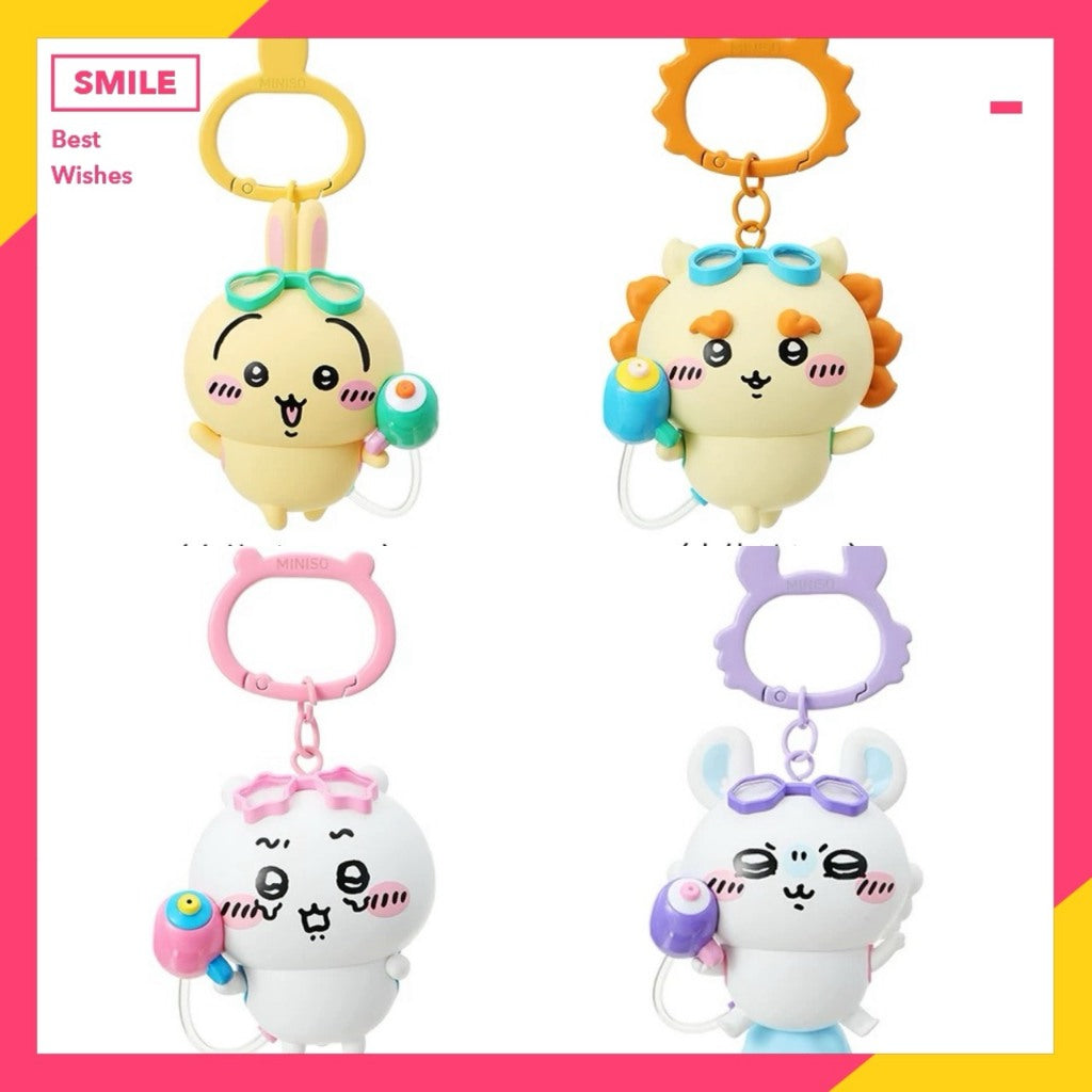 快速預購🔥 吉伊卡哇 水槍掛件 夏日季 Miniso 名創優品 烏薩奇 小八 chiikawa 泳圈 吊飾 可噴水