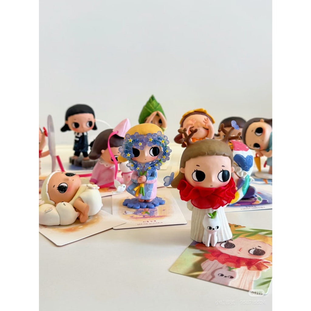 快速預購 ✅ Nyota 四季時序 確認款 POPMART 泡泡瑪特 公仔 盒玩 陽春紫藤 雨過天晴 隱藏 向春天走去