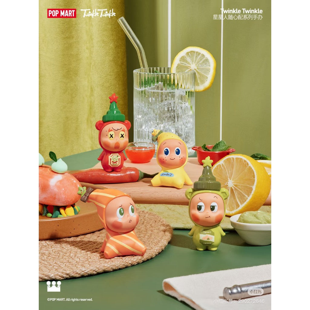 快速預購⚡ 星星人 隨心配 確認款 萌粒  泡泡瑪特 popmart 公仔 盲盒 番茄醬 糖霜餅乾 隱藏 星星糖 曲奇餅