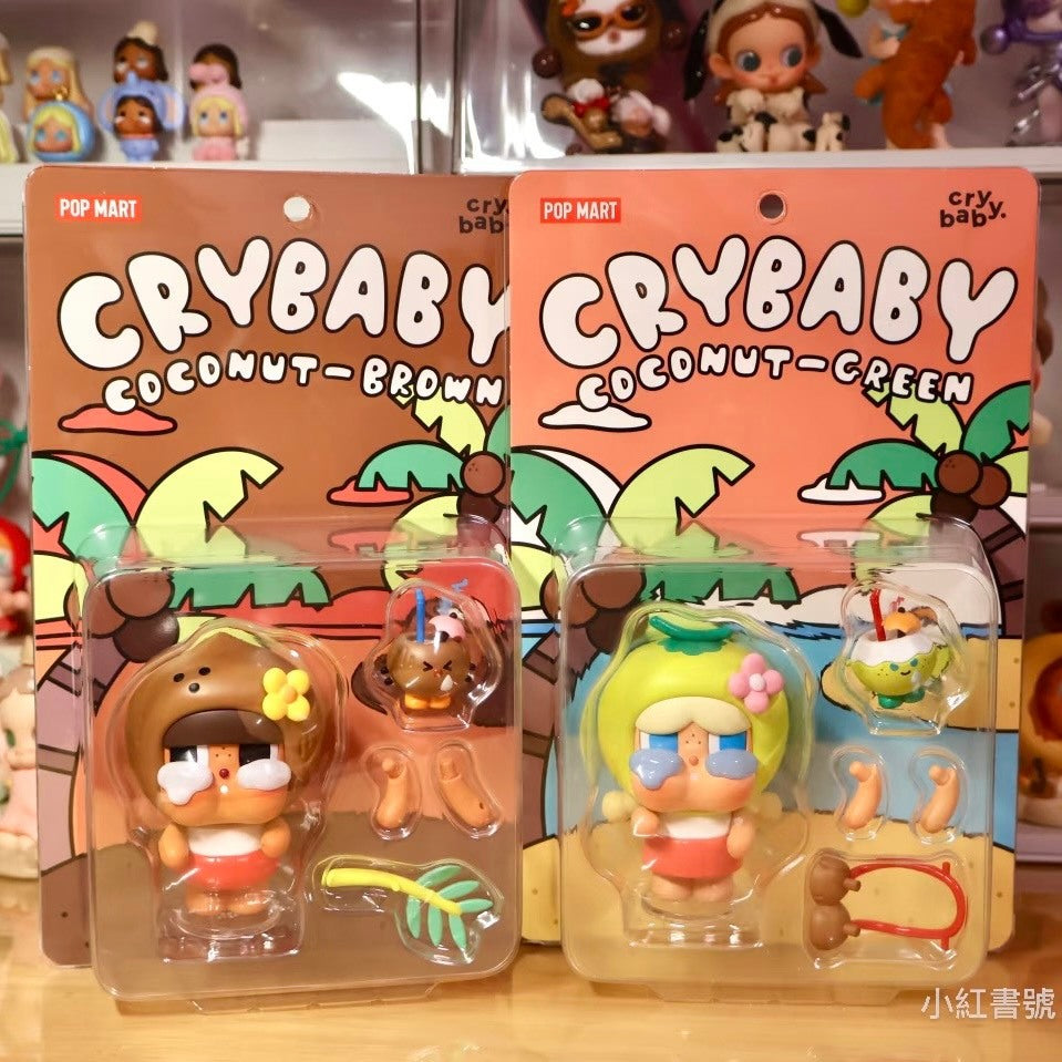 快速預購🔥 哭娃 Shiny 系列 椰青 椰皇 芭蕾 吊卡 確認款 泡泡瑪特 毛絨公仔 CRY BABY popmart