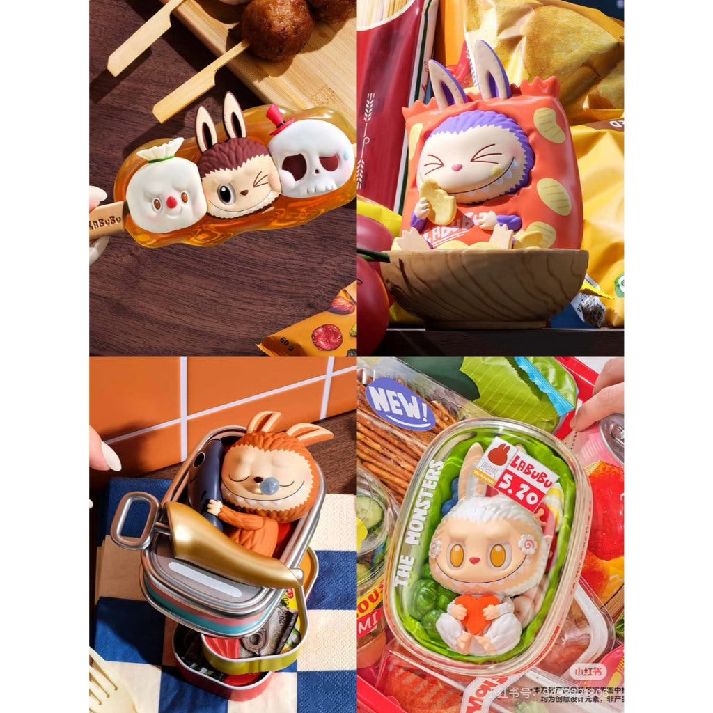 快速預購 ✅ Labubu 怪味便利店 確認款 隱藏 泡泡瑪特 盲盒 公仔 popmart 炸蝦 微波爐 泡麵 飯糰
