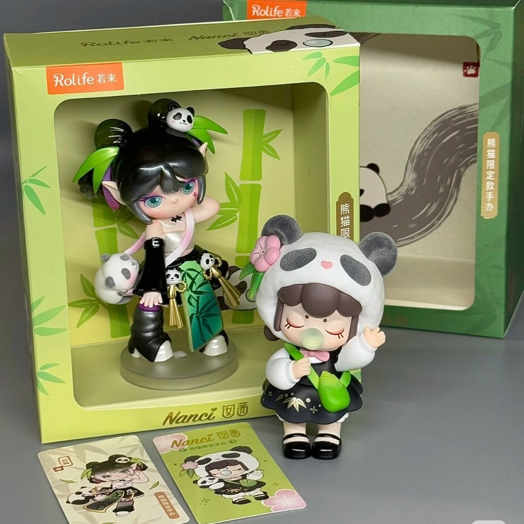 快速預購 ✅ Nanci 熊貓吊卡 Suri 蘇蕊 囡茜 若来 rolife 隱藏 盲盒 公仔 墨韵衣裳 手辦 熊貓禮盒