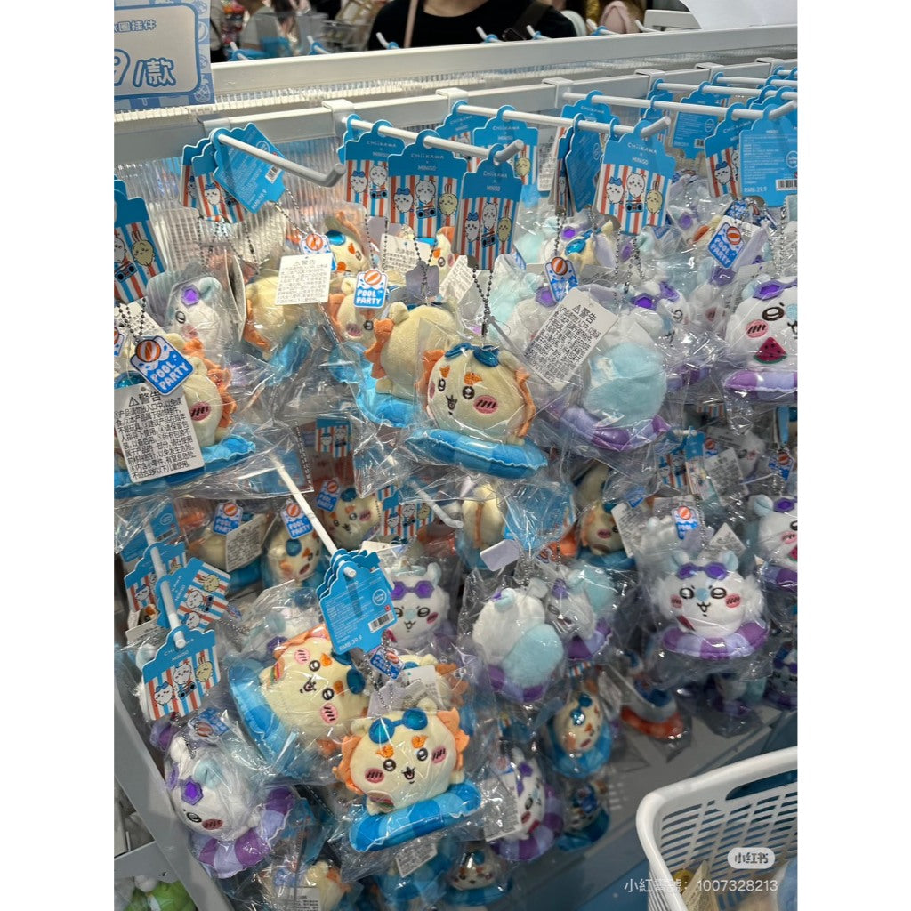 快速預購🔥 吉伊卡哇 泳圈掛件 夏日季 Miniso 毛絨公仔 名創優品 烏薩奇 小八 chiikawa 雨衣 吊飾