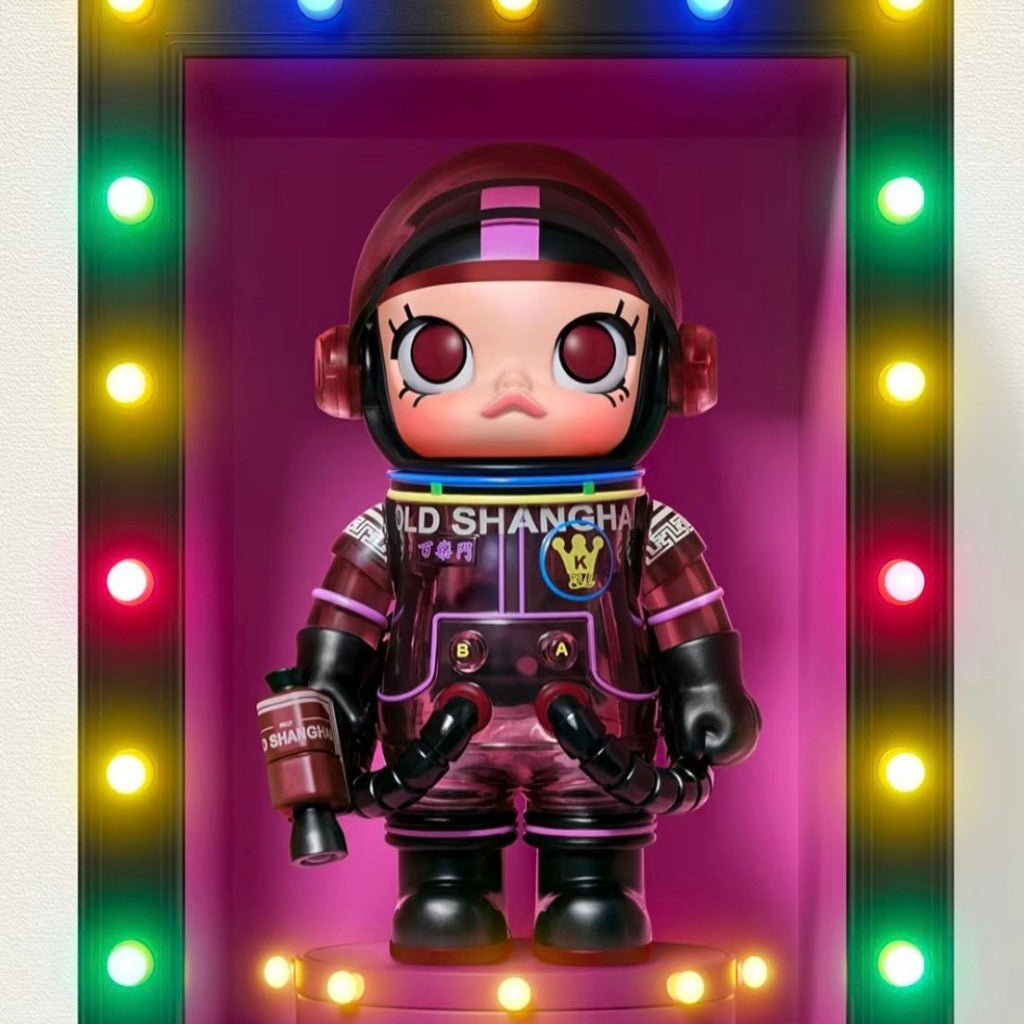 快速預購 ✅ Molly 100% 四代 泡泡瑪特 MEGA SPACE 100% 確認款 宇航員 喬恩 百樂門 天使