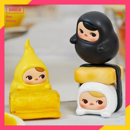 快速預購 ✅ Pucky 蛋蛋豆子 確認款 泡泡瑪特 畢奇 popmart 公仔 盲盒 隱藏款 端盒 太陽蛋 小雞廚師