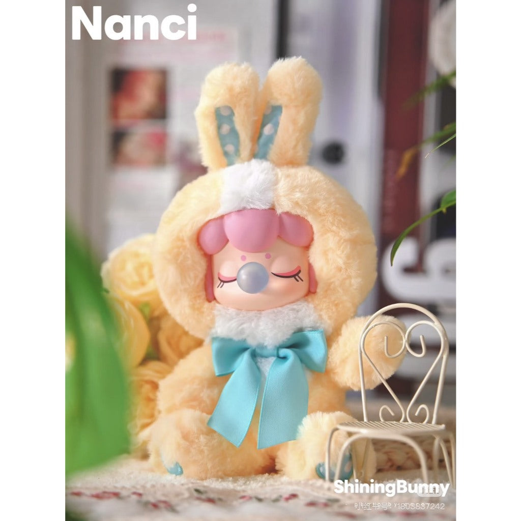 快速預購 ✅ Nanci 閃光毛絨小兔 公仔 毛絨娃娃 搪膠掛件 掛飾 盲盒 若來 ROLIFE 確認款 隱藏 囡茜