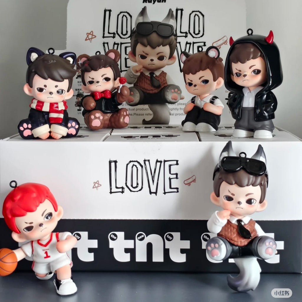 快速預購 ✅ Rayan 熱愛掛件 確認款 TNT space 隱藏 盲盒 公仔 鑰匙扣 萊恩 吊飾 掛飾 全力以赴