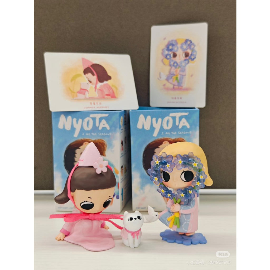 快速預購 ✅ Nyota 四季時序 確認款 POPMART 泡泡瑪特 公仔 盒玩 陽春紫藤 雨過天晴 隱藏 向春天走去