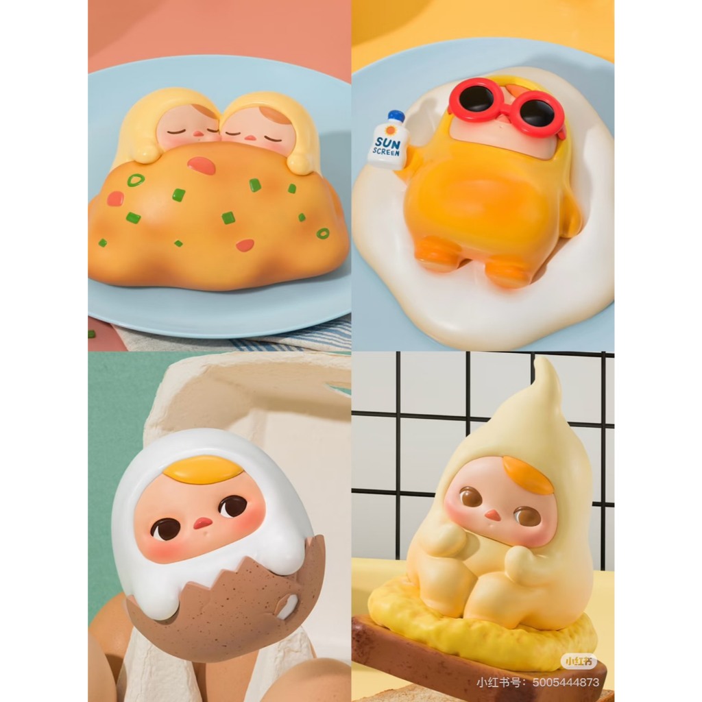 快速預購 ✅ Pucky 蛋蛋豆子 確認款 泡泡瑪特 畢奇 popmart 公仔 盲盒 隱藏款 端盒 太陽蛋 小雞廚師