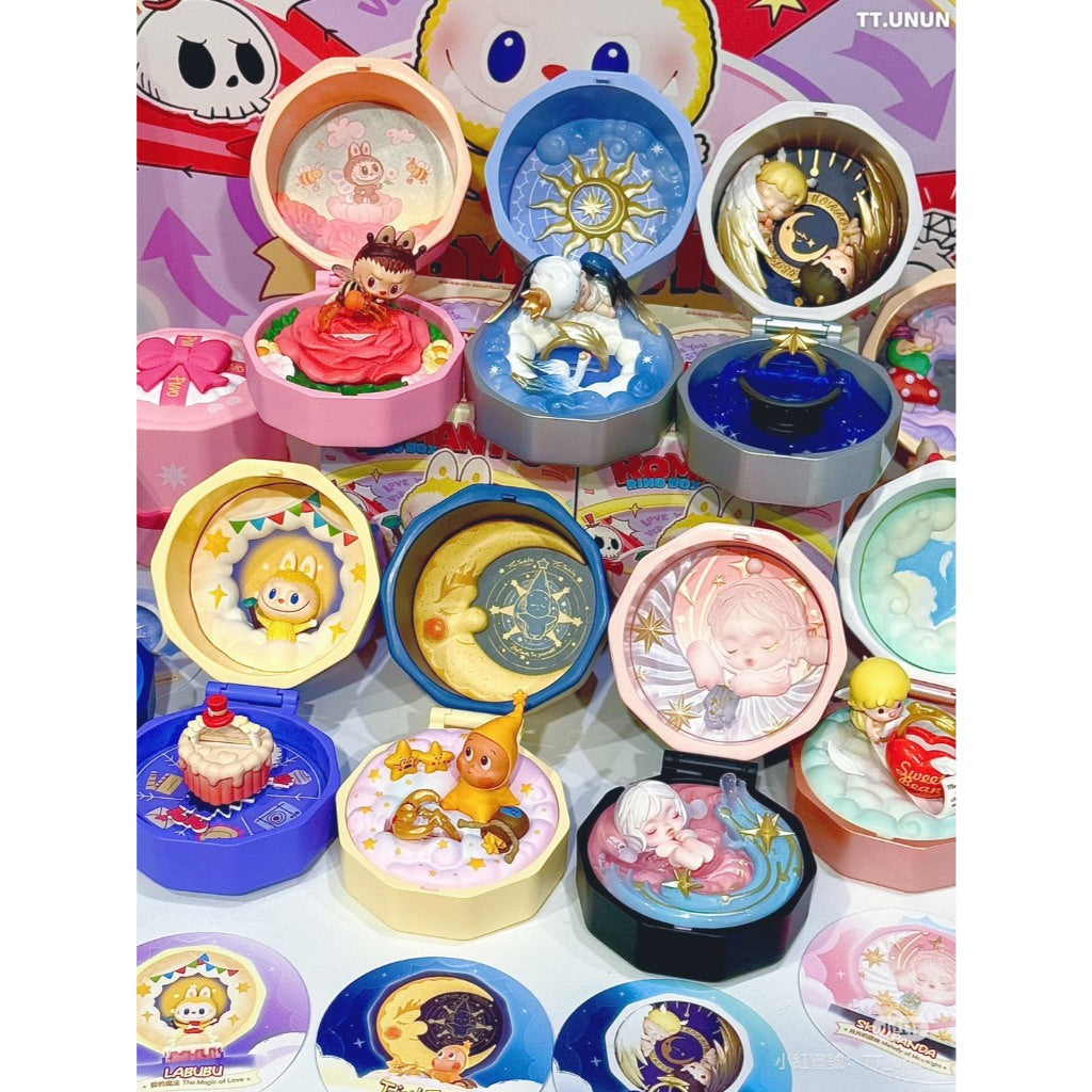 快速預購✅ 浪漫指尖4 四代 確認款 泡泡瑪特 戒指盒 dimoo skullpanda 隱藏 星星人 Labubu