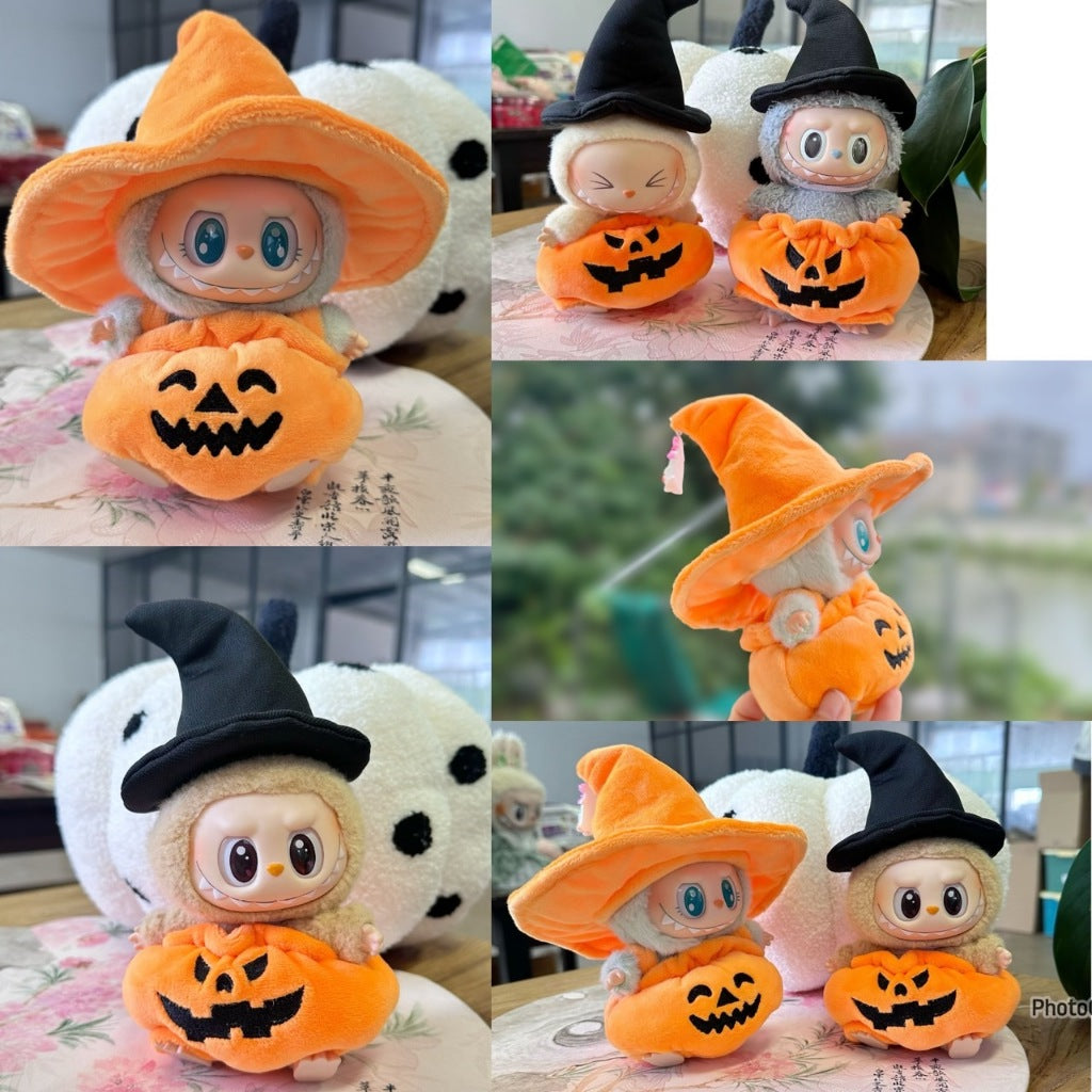 特價優惠中 🔥 Labubu 娃衣 南瓜 坐坐系列 馬卡龍系列 搪膠 毛絨 娃包 娃娃衣服 掛件 泡泡瑪特 公仔 收納包