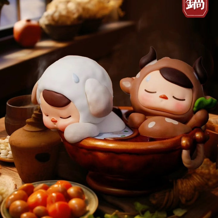 快速預購 ✅ Pucky 美食大酒樓 確認款 手辦 火鍋 湯包 泡泡瑪特 popmart 公仔 畢奇 烤鴨 隱藏 煲仔飯