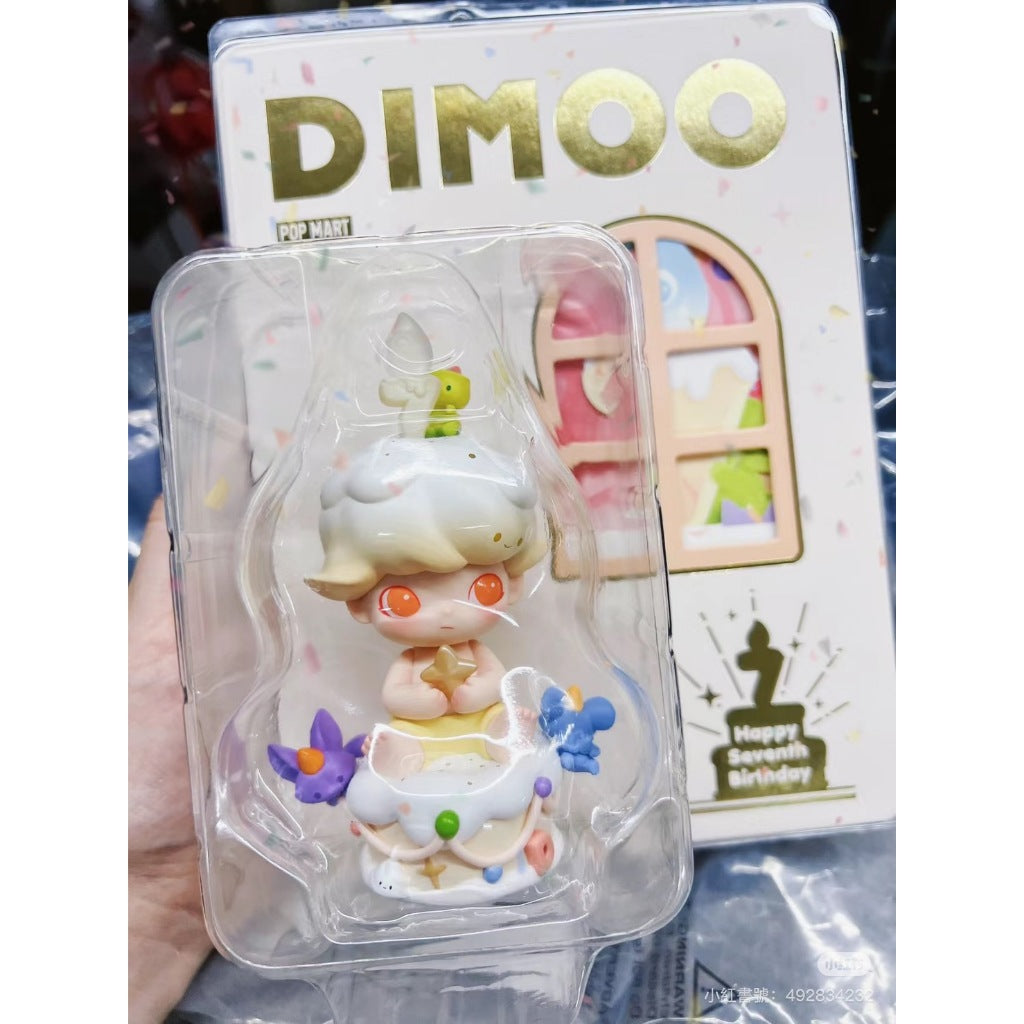 快速預購 ✅ Dimoo 七週年吊卡 生日吊卡 七週年 生日手辦 泡泡瑪特 popmart 公仔 盲盒 禮盒 週年吊卡