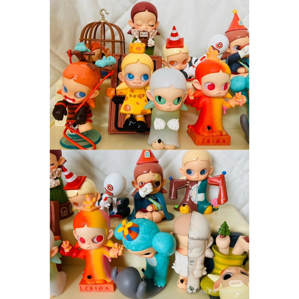 快速預購 ✅ Zsiga 這個世界沒有大人 確認款 隱藏 泡泡瑪特 popmart 公仔 盲盒 靶心 小心壞人 靜觀 軀
