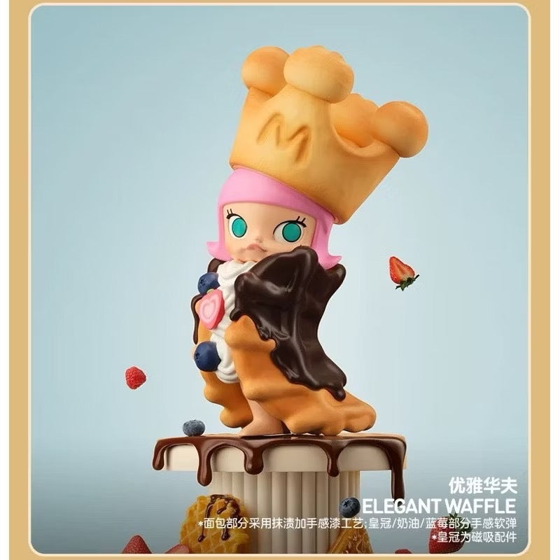 快速預購 🔥 Molly 麵包腦袋 茉莉 公仔 盲盒 確認款 隱藏 鬆軟麵包鞋 鱷魚先動的口 泡泡瑪特 popmart