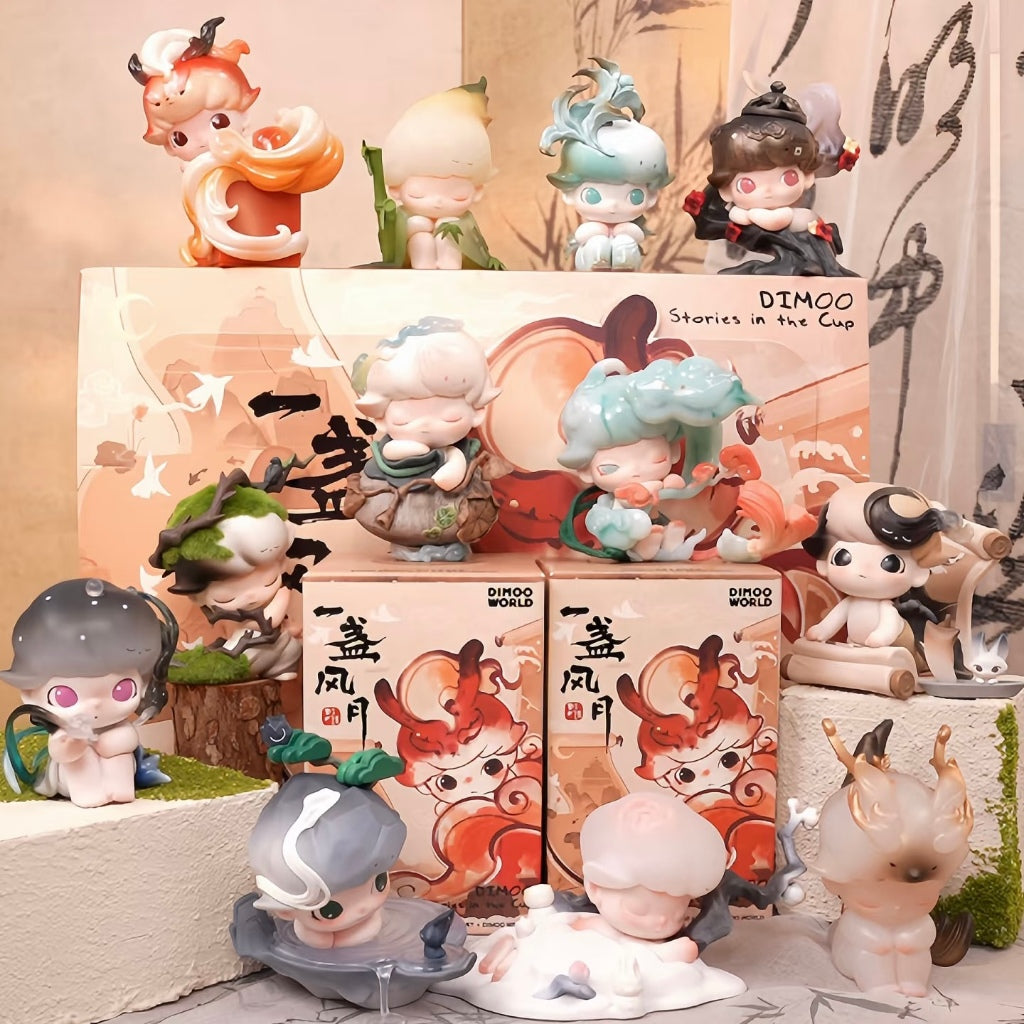 快速預購 ✅ Dimoo 一盞風月 確認款 泡泡瑪特 popmart 公仔 屋脊神獸 瑞獸印章 靈芝如意 隱藏 吟醉