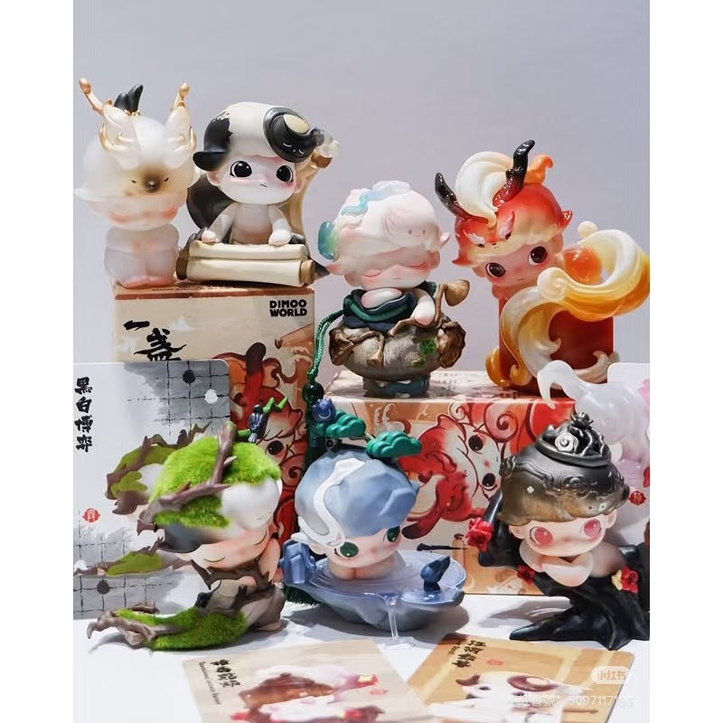 快速預購 ✅ Dimoo 一盞風月 確認款 泡泡瑪特 popmart 公仔 屋脊神獸 瑞獸印章 靈芝如意 隱藏 吟醉