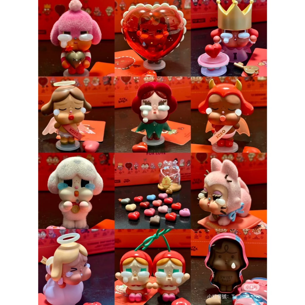 快速預購🔥 哭娃 愛神的眼淚 確認款 泡泡瑪特 公仔 CRY BABY popmart 甜在一起 心碎面具 真愛之盒