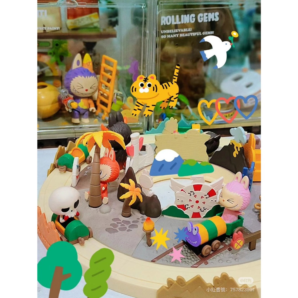 快速預購 ✅ Labubu 一起玩遊戲 系列 確認款 隱藏 盲盒 泡泡瑪特 公仔 popmart 火車向前衝 空中旋轉