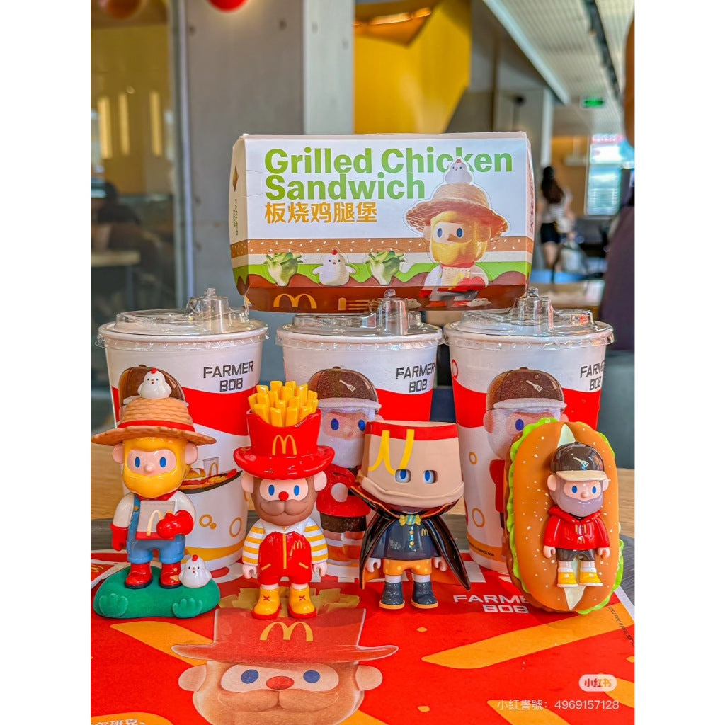 快速預購 ✅ BOB 麥麥農場 麥當勞聯名 farmer bob 男友 公仔 盲盒 吊卡 雞仔密友 板燒堡寶 搗蛋爵士