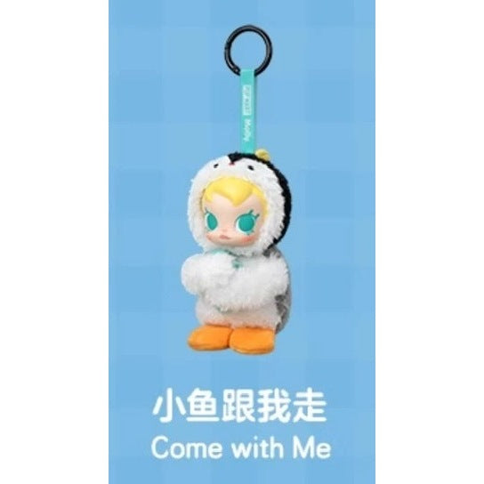 快速預購 🔥 Baby Molly × PINGU 快樂垂釣 搪膠掛件 毛絨娃娃 掛飾 企鵝 茉莉 公仔 盲盒 確認款