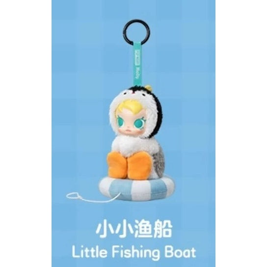 快速預購 🔥 Baby Molly × PINGU 快樂垂釣 搪膠掛件 毛絨娃娃 掛飾 企鵝 茉莉 公仔 盲盒 確認款