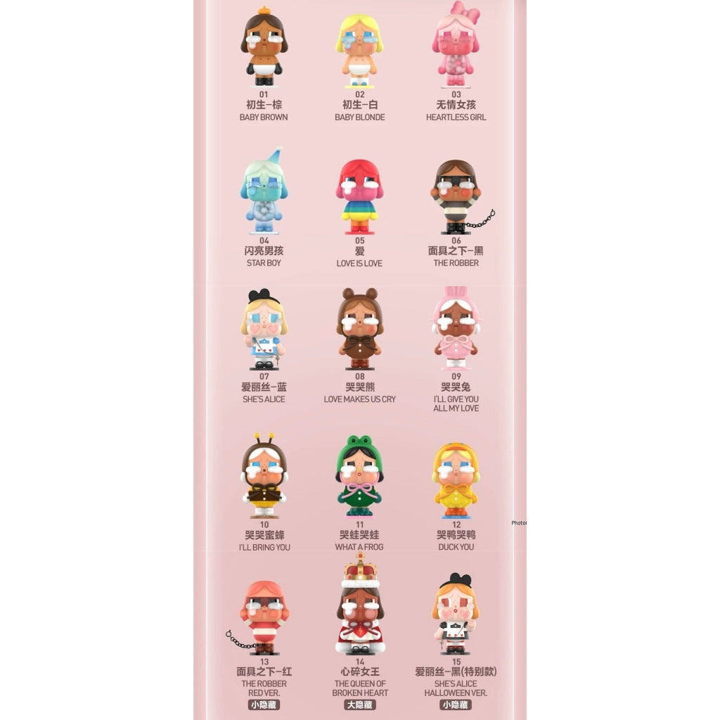 快速預購 ✅ 哭娃 眼淚工廠 Crybaby 確認款 隱藏 初生 泡泡瑪特 愛麗絲 心碎女王 popmart 哭哭兔