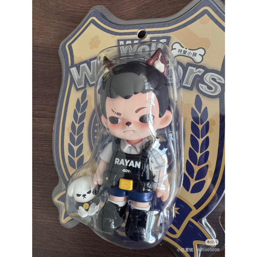 快速預購 ✅ Rayan 特警小狼 吊卡 TNT space 手辦 盲盒 公仔 擺件 萊恩 特警