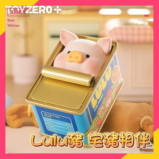 快速預購 ✅ Lulu豬 宅豬相伴 確認款 罐頭豬 52toys 公仔 盲盒 擺件 開罐有肉 不倒翁豬 飽脹豬豬 隱藏