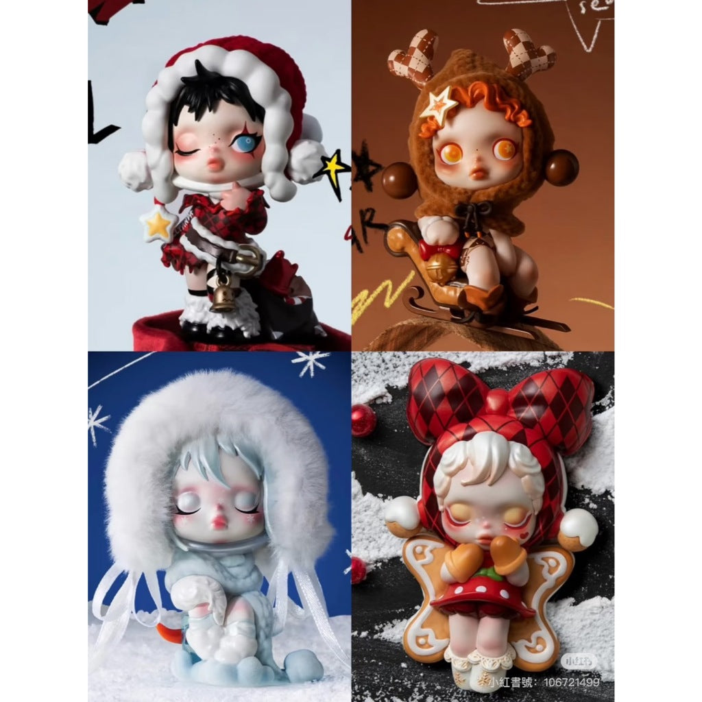 快速預購 ✅  Skullpanda 許願時間到 確認款 盲盒 盒玩 聖誕 隱藏 公仔 泡泡瑪特 願望頌歌 雪地詩人