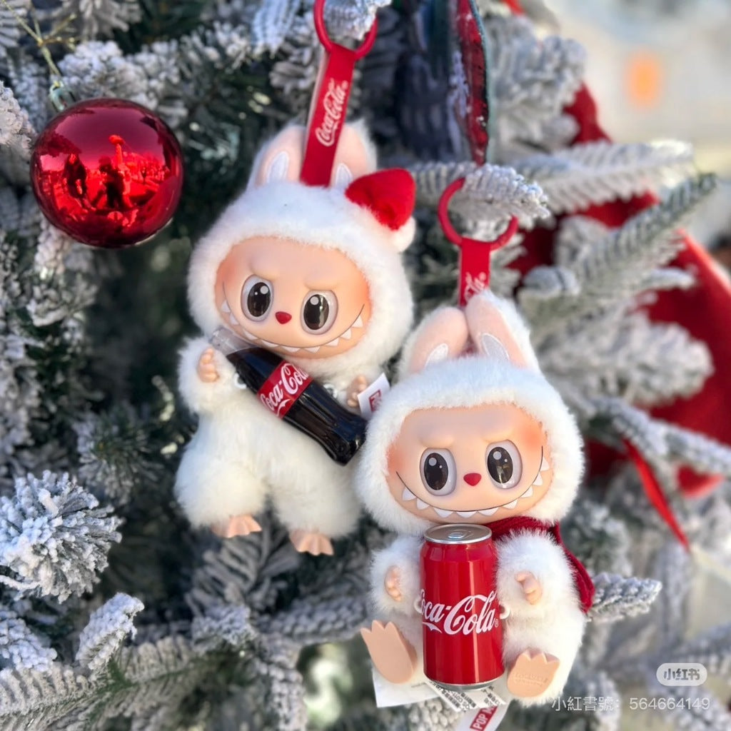 快速預購 ✅ Labubu 可口可樂掛件 確認款 隱藏 盲盒 快樂因子 公仔 驚喜特搖 毛絨娃娃 搪膠掛件 泡泡瑪特