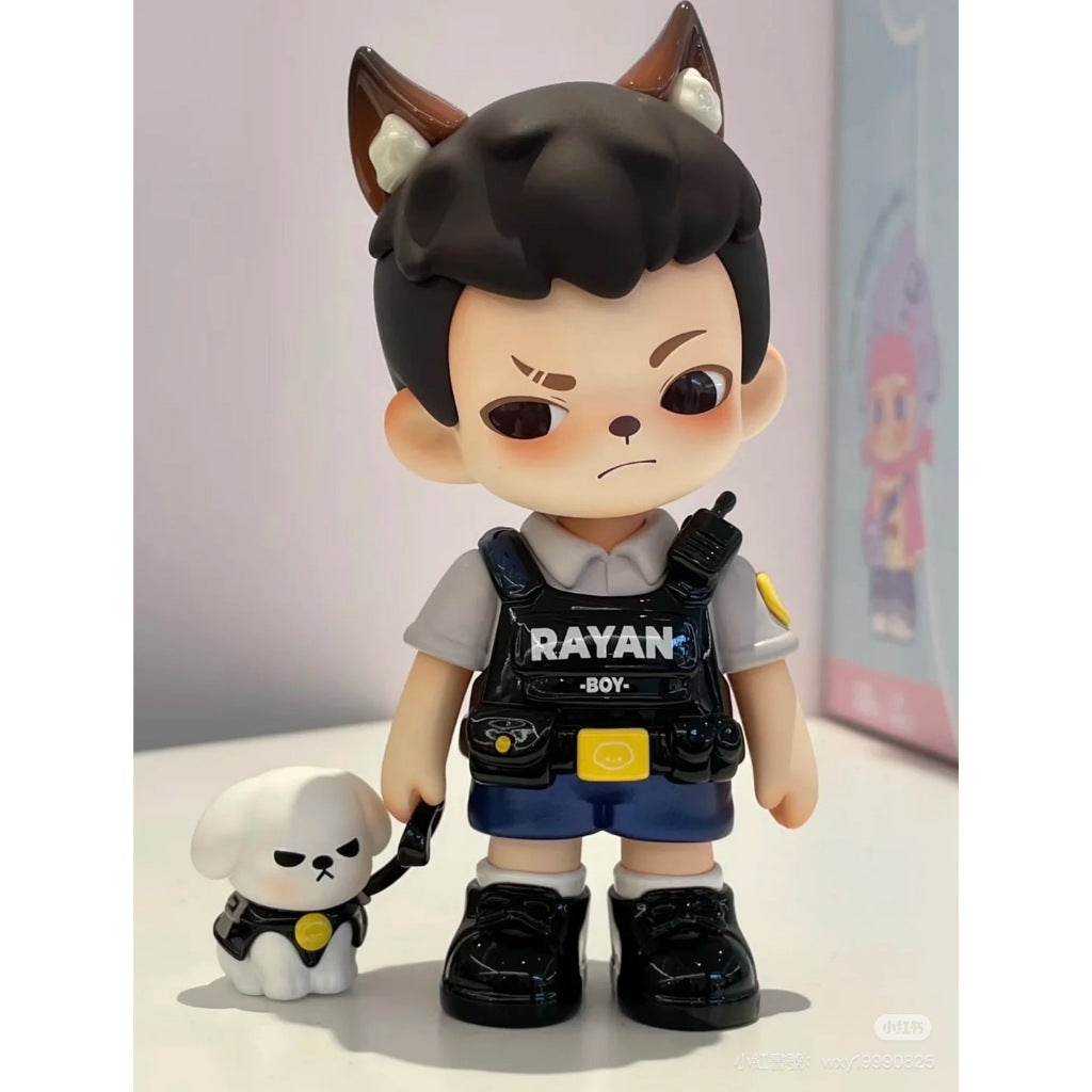 快速預購 ✅ Rayan 特警小狼 吊卡 TNT space 手辦 盲盒 公仔 擺件 萊恩 特警